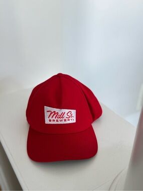 The Classic Red Mill St. Brewery Logo Cap